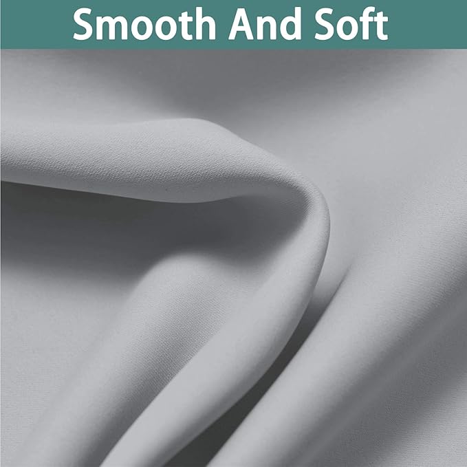 Yakamok Total Blackout Curtains, 2 Thick Layers Completely Blackout Thermal - Image 7