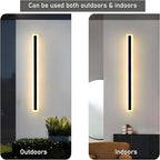 2Pack 23.6inch Long Outdoor Modern LED Wall Light, 18W Waterproof IP65 Warm - Image 6
