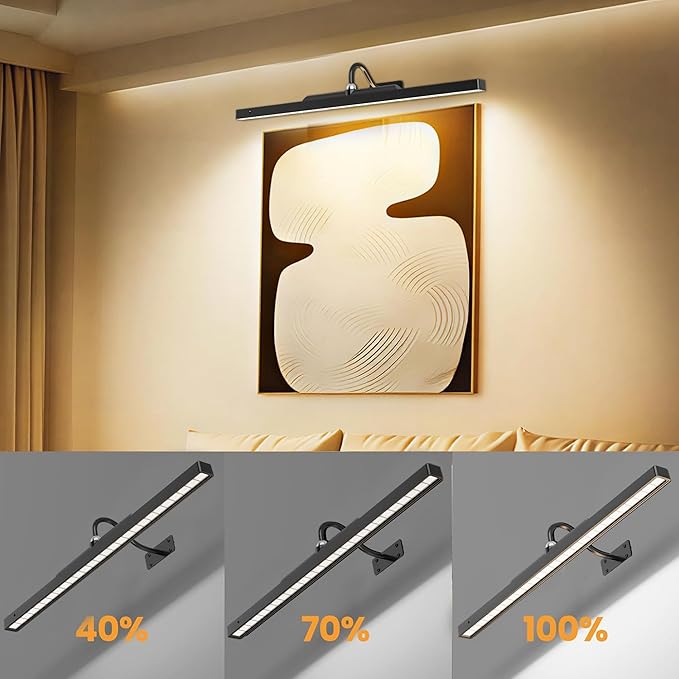 2 Pack Lights for Pictures on Wall Black - Image 6