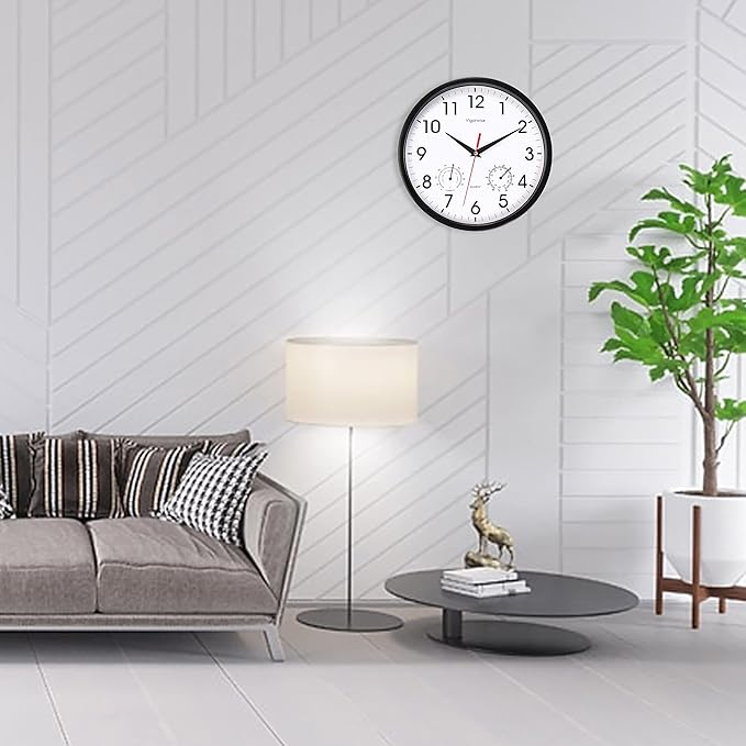 Wall Clock, Sweep Silent Movement Accurate Clocks - Image 2