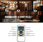HAMVIDNE Wireless LED Spotlight, Battery Powered Picture Lights, Uplighting - Image 4