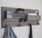 Homanu 10 Pack Coat Hooks, Heavy Duty Double Prong Coat Hooks Wall Mounted - Image 7