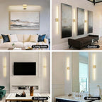 Battery Operated Wall Sconce, 3000K-6000K Dimmable Gold Wall Lights - Image 6