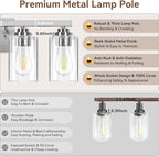 VerRon 4-Light Bathroom Light Fixtures, Classic Wall Light Fixture - Image 5