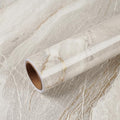 VEELIKE Wide 32''x354'' Beige Gold Marble Contact Paper by VEELIKE