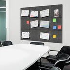 MaxGear Large Cork Board for Wall 48" x 36" Dark Gray Bulletin Board, 12 Pack - Image 8