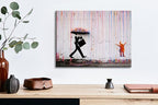 Wieco Art Banksy Raining Day or Colorful Graffiti Street Famous Canvas - Image 5