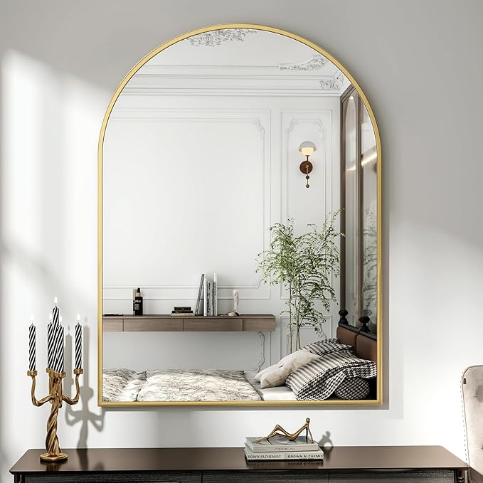 XRAMFY 32"x48" Arched Bathroom Mirror - Image 9