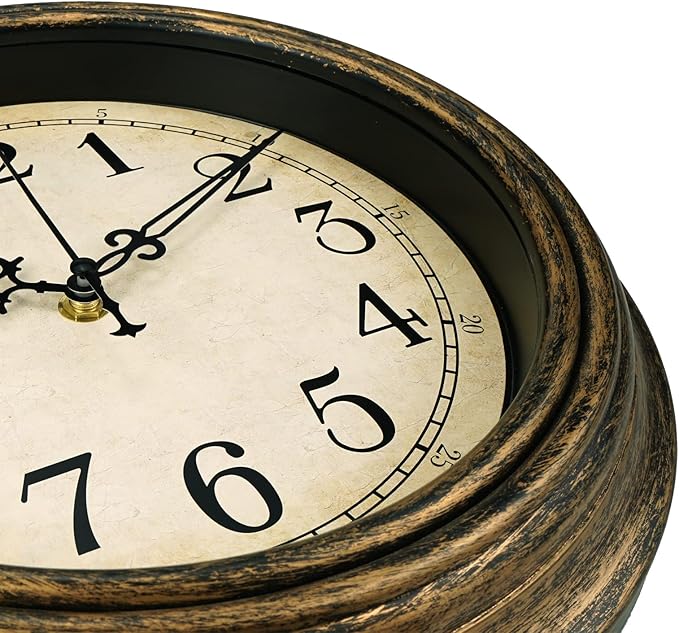 Plumeet Extra Large Retro Wall Clock - Image 3