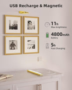 EZVALO Picture Light for Wall, 4800mAh Rechargeable Wireless Remote, 16in - Image 3