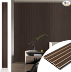 Art3d 4pcs-107 x 8in Slat Acoustic Panel by Art3d