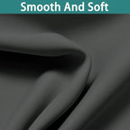 Yakamok Dark Gray 100% Blackout Curtains, Energy Saving Thermal Insulated 2 - Image 7
