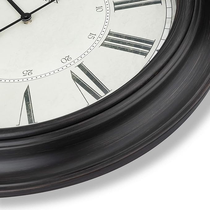 Westclox 20 inch Traditional Wall Clock Battery-Operated Clock - Image 3