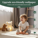 Dimoon 118''x17.7'' Black Peel and Stick Wallpaper Contact Paper Modern Self - Image 3