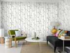 Timeet Peel and Stick Wallpaper Green Leaf Wall Paper Boho Floral Contact Paper - Image 8