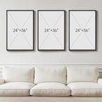 Large Framed Black and Beige Neutral Abstract Wall Art - Image 3