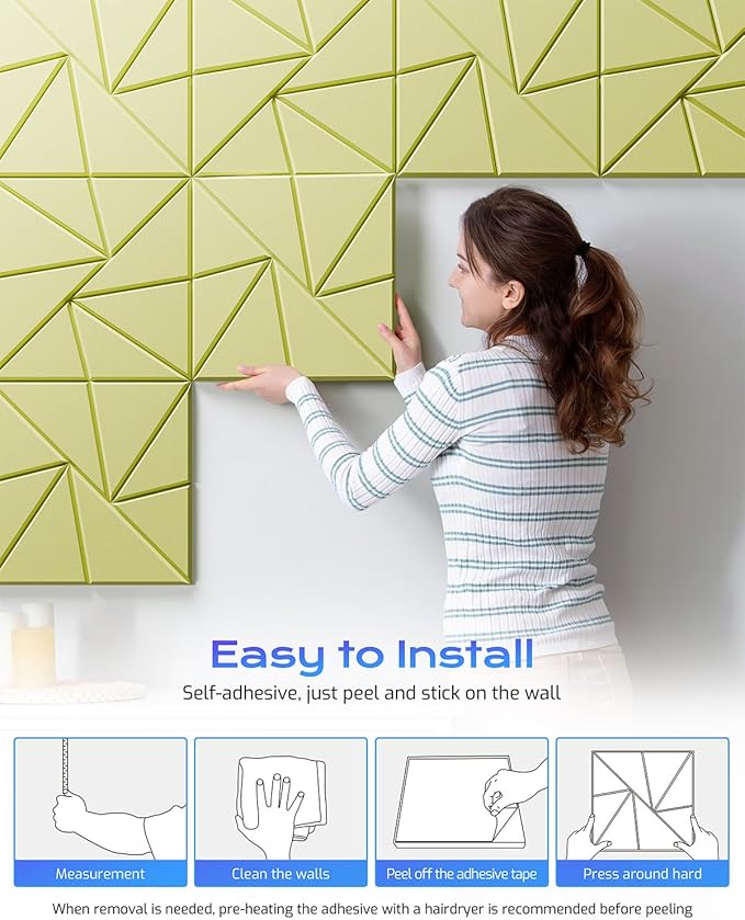 22 Pack Acoustic Panels, Sound Proof Foam Panels - Image 6