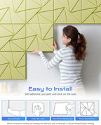 12 Pack Acoustic Panels, Sound Proof Foam Panels - Image 6