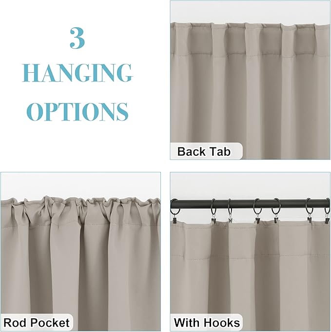 RYB HOME Small Window Curtains - Image 6
