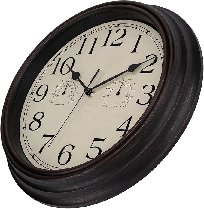 Foxtop Indoor Outdoor Waterproof Wall Clock - Image 8