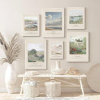 Christian Scripture Wall Art Set of 6 Bible Verse Canvas Wall Decor Psalm 23 - Image 3