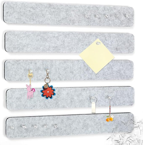 5 Pack Felt Pin Board Bar Strips Bulletin Board by SayHellotoGoodLife