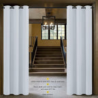 NICETOWN Closet Curtain for Bedroom Privacy, Faux Folding Accordion Doors - Image 2