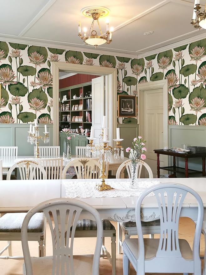 Orainege Floral Wallpaper Peel and Stick Floral Contact Paper Boho - Image 6