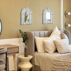 ZEXUIRU 2 Set. Rustic Wall Mirrors - Image 4