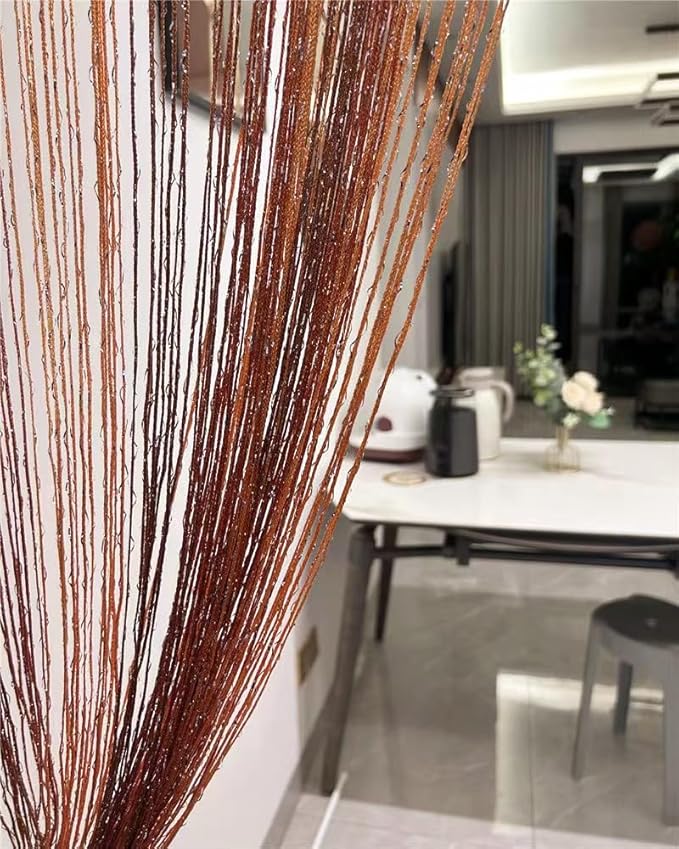 ave split Decorative Door String Curtain Wall Panel Fringe Window Room Divider - Image 3