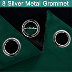 Yakamok 108 Inch Length 100% Blackout Window Curtain Panels, Full Light - Image 6