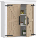 Spirich Bathroom Wall Cabinet Over Toilet, Farmhouse Wall Mounted Medicine - Image 9
