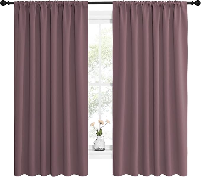 NICETOWN Blackout Curtains for Bedroom, Home Decorations Thermal Insulated - Image 2