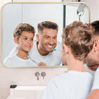 Gold Mirror, 24x32 Inch Framed Rectangle Mirror - Image 3