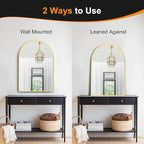 Delma Arched Bathroom Mirror, Living Room and Entryway - Image 6