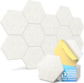 12 Pack Hexagon Acoustic Panels by Unknown