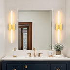 Morauroral 30 Inch White Gold Battery Operated Wall Sconces Set of 2, Dimmable - Image 9