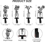 Decorative Wall Hooks, Metal Flowers Wall Decor - Image 2