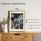 NaZaUK Trendy Preppy Retro Y2K Room Decor, Sufeasdf 70s Disco Ball Newspaper - Image 2
