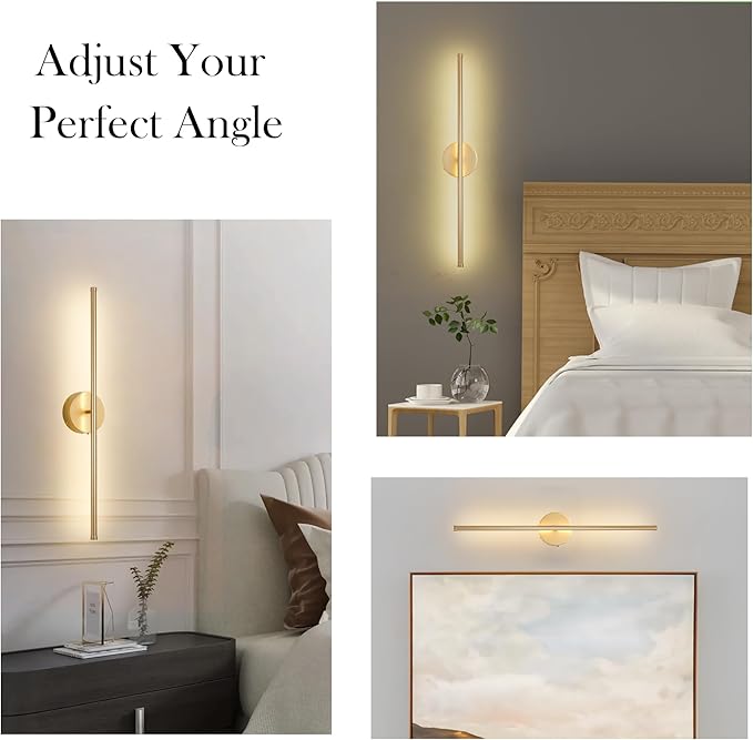 KARTOOSH Battery Operated Wall Sconces Set of Two, - Image 8