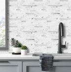 AULIGET 40 Sheets Faux Stone Peel and Stick Backsplash - Image 8