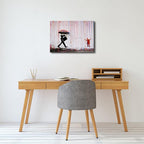 Wieco Art Banksy Raining Day or Colorful Graffiti Street Famous Canvas Prints - Image 5