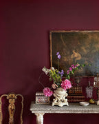 Dimoon 236''x17.7'' Red Peel and Stick Wallpaper Contact Paper Modern Self - Image 2
