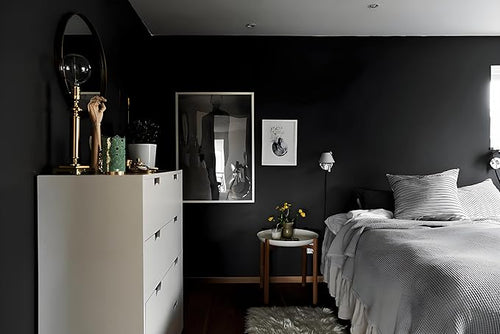 197"x17.7" Black Wallpaper Peel and Stick Decorative Self-Adhesive Black - Image 2