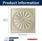 Art3dwallpanels Ceiling Tiles 12 Pack Drop Ceiling Tiles, 24 x 24 Inch High - Image 4