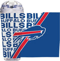 NFL Football 24oz Acrylic Tumbler with Hinged Lid, Officially Licensed Double Wall Tumbler for NFL Fans