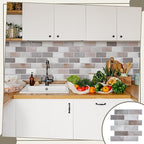 12PCS 3D Wall Panels Peel and Stick Foam Faux Brick Wall Panels, Self-Adhesive - Image 7