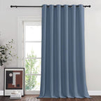 NICETOWN Room Divider Curtain 132 Inches Long, Wide Blackout Sliding Door - Image 8