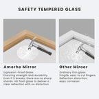 Amorho 50 X30 Inch Bathroom Mirror - Image 3