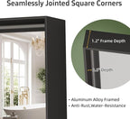 36”x 28” Black Bathroom Mirrors - Image 4